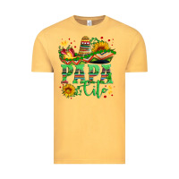 Vintage Mustard papa cito with sunflowers and sombrero Vintage Tee - Artiststas