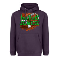 Plum football junkie Heavyweight Hoodie - texasbilliewilder
