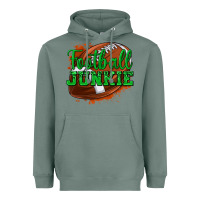 Sage football junkie Heavyweight Hoodie - texasbilliewilder