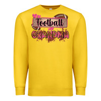 Lemon football grandma with leopard Premium Sweatshirt - Zillion Design Studio