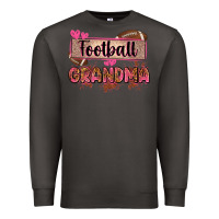 Smoke football grandma with leopard Premium Sweatshirt - Zillion Design Studio