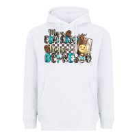 White more espresso less depresso Heavyweight Hoodie - Zillion Design Studio