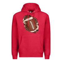 Cardinal football cowhide leopard patch Premium Hoodie - JahusDesignShop