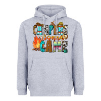 Heather Grey campers gonna camp Heavyweight Hoodie - Zillion Design Studio