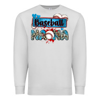 Dove Grey baseball nana with leopard Premium Sweatshirt - Zillion Design Studio
