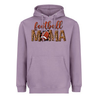 Lavender football mama Heavyweight Hoodie - texasbilliewilder