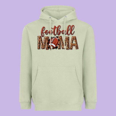 Heavyweight Hoodie football mama