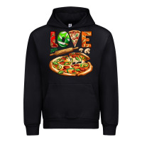Black love pizza Urban Hoodie - AdoDesignShop