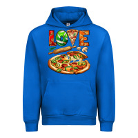Cobalt love pizza Urban Hoodie - AdoDesignShop