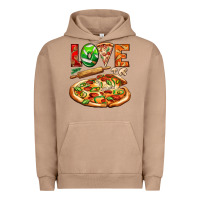 Pigment Burro love pizza Urban Hoodie - AdoDesignShop