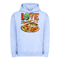 Pigment Grape Ice love pizza Urban Hoodie - AdoDesignShop