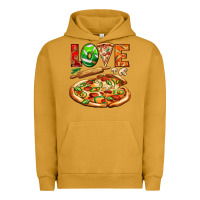 Pigment Peanut Butter love pizza Urban Hoodie - AdoDesignShop