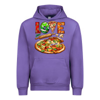 Tulip love pizza Urban Hoodie - AdoDesignShop