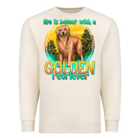 Sandshell life is better with a golden retriever Premium Sweatshirt - texasbilliewilder