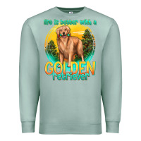 Seafoam life is better with a golden retriever Premium Sweatshirt - texasbilliewilder