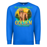 True Royal life is better with a golden retriever Premium Sweatshirt - texasbilliewilder
