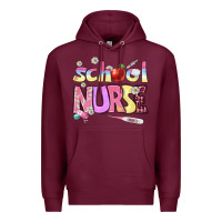 Burgundy school nurse Premium Hoodie - BundleAndBundleShop