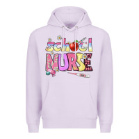 Lilac school nurse Premium Hoodie - BundleAndBundleShop