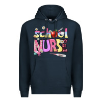 Navy school nurse Premium Hoodie - BundleAndBundleShop