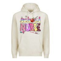 Oatmeal Heather school nurse Premium Hoodie - BundleAndBundleShop