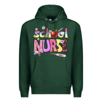 Sports Green school nurse Premium Hoodie - BundleAndBundleShop