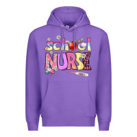 Purple school nurse Premium Hoodie - BundleAndBundleShop