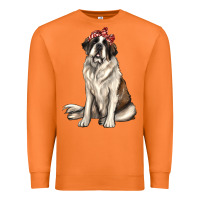 Carrot st bernard with bandanna Premium Sweatshirt - texasbilliewilder