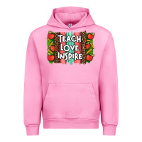 Fuchsia Pink teach love inspire brushstroke with  and pen leopard Urban Hoodie - Artiststas