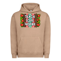 Pigment Burro teach love inspire brushstroke with  and pen leopard Urban Hoodie - Artiststas