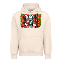 Sandshell teach love inspire brushstroke with  and pen leopard Urban Hoodie - Artiststas