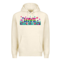 Tofu lgbt love with hearts and stars Premium Hoodie - AdoDesignShop