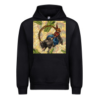 Black rodeo seamless pattern Urban Hoodie - BundleAndBundleShop