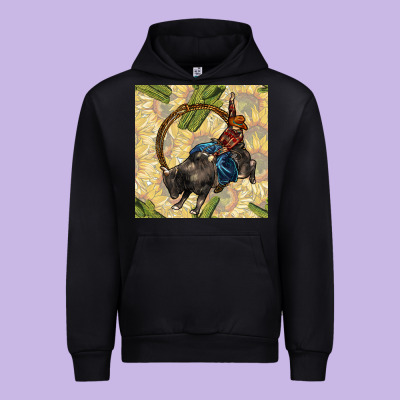 Rodeo Seamless Pattern Urban Hoodie Designed By Bundleandbundleshop