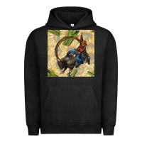 Pigment Black rodeo seamless pattern Urban Hoodie - BundleAndBundleShop