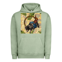 Pigment Oil Green rodeo seamless pattern Urban Hoodie - BundleAndBundleShop