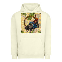 Pigment Pistachio rodeo seamless pattern Urban Hoodie - BundleAndBundleShop