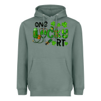 Sage One Lucky Respiratory Terapist Heavyweight Hoodie - RanaPortraitStore