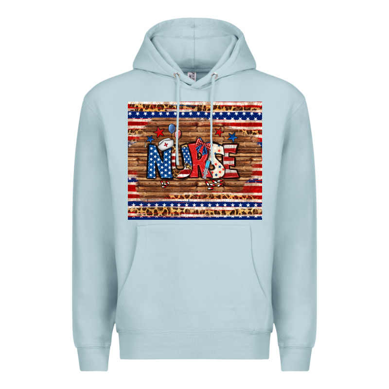 American Nurse Tumbler Premium Hoodie by BundleAndBundleShop | Teevron