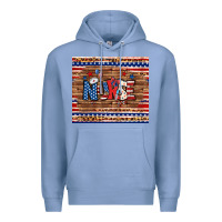 Colony Blue american nurse tumbler Premium Hoodie - BundleAndBundleShop