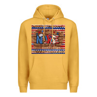 Mustard american nurse tumbler Premium Hoodie - BundleAndBundleShop