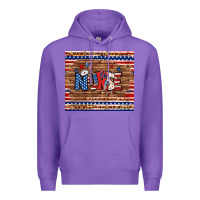 Purple american nurse tumbler Premium Hoodie - BundleAndBundleShop