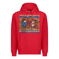Red american nurse tumbler Premium Hoodie - BundleAndBundleShop