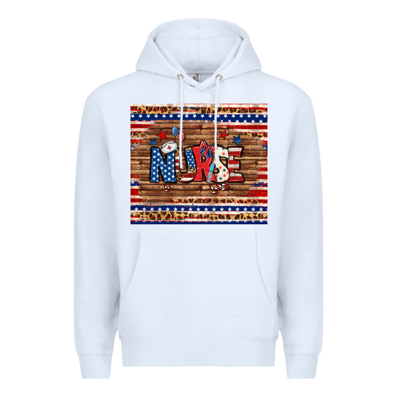 American Nurse Tumbler Premium Hoodie by BundleAndBundleShop | Teevron