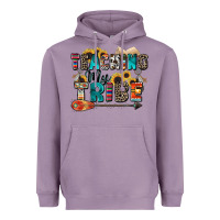 Lavender teaching my tribe Heavyweight Hoodie - Zillion Design Studio