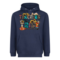 Navy teaching my tribe Heavyweight Hoodie - Zillion Design Studio