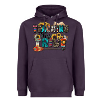 Plum teaching my tribe Heavyweight Hoodie - Zillion Design Studio