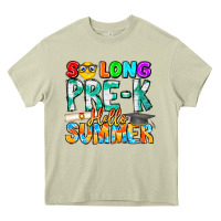 Mossy So Long Pre K Hello Summer Heavy Core Tee - CowhideDigitalArt