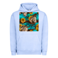 Pigment Grape Ice appaloosa horses and sunflowers seamless pattern Urban Hoodie - BundleAndBundleShop