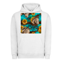 Pigment Lunar Rock appaloosa horses and sunflowers seamless pattern Urban Hoodie - BundleAndBundleShop