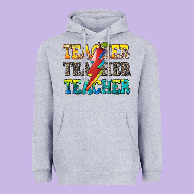 Teacher Teacher Heavyweight Hoodie Designed By Zillion Design Studio